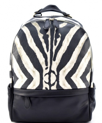 Zebra Skin Printed Vintage Fashion Backpack ZA001